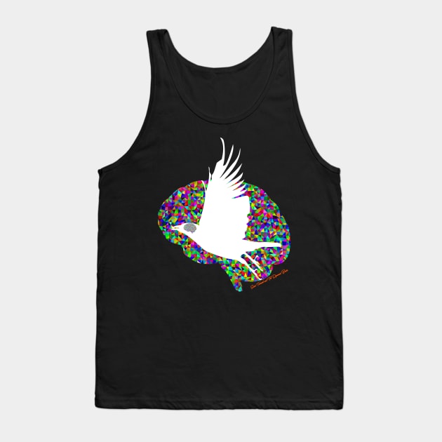 Socio Turmoil and The Dynamic Brain: Crow Tank Top by wreckingbally